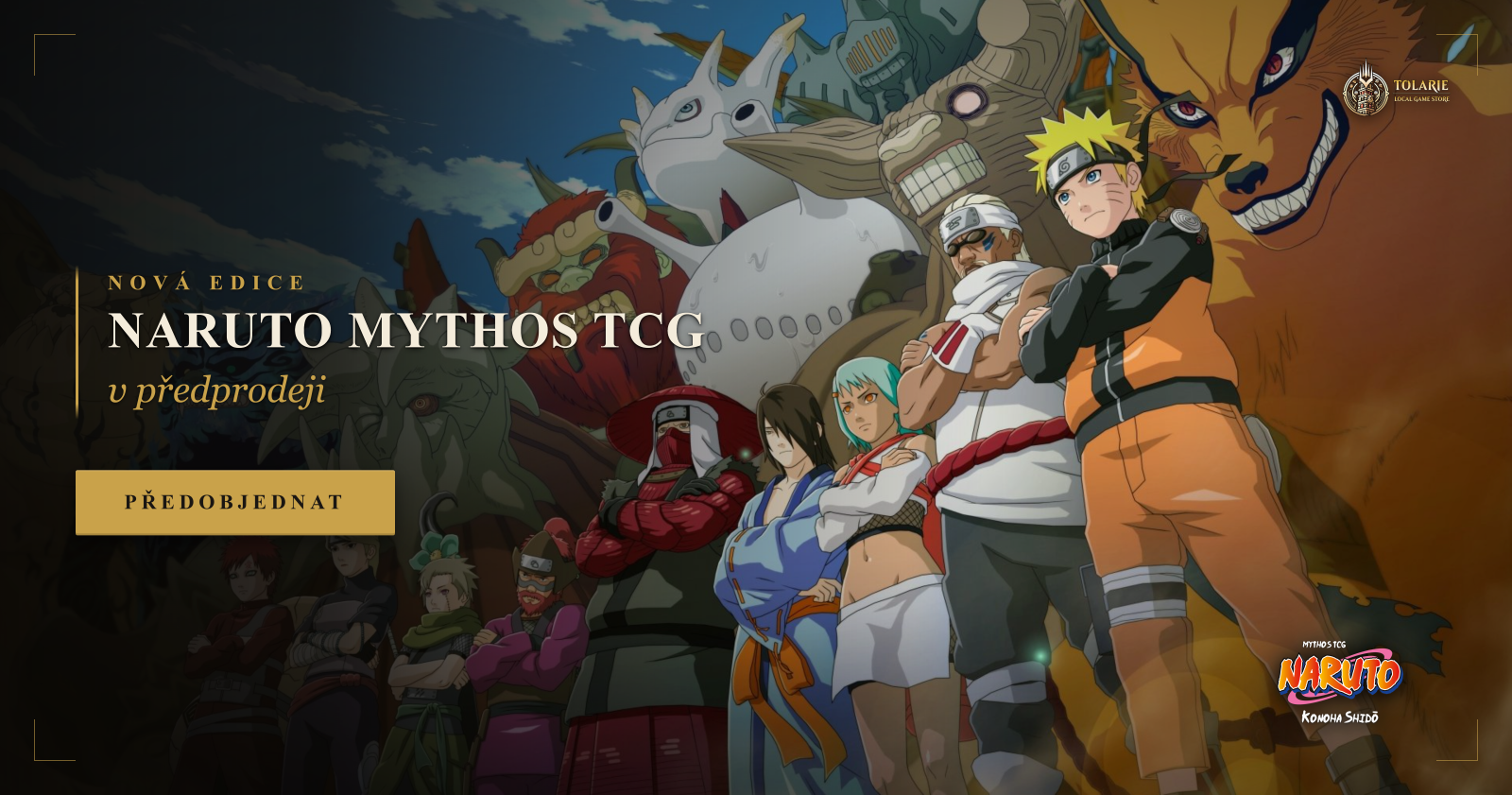 Naruto v předprodeji.