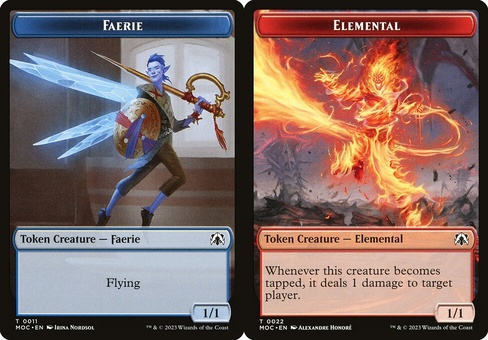 Faerie // Elemental (token)