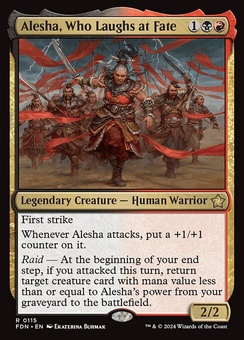 Alesha, Who Laughs at Fate (foil)