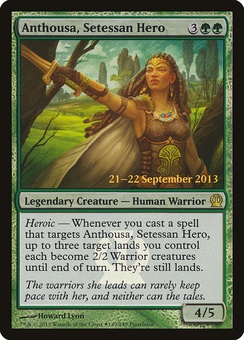 Anthousa, Setessan Hero (prerelease promo, EX)