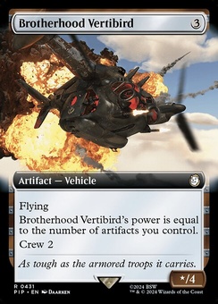 Brotherhood Vertibird (extended art)