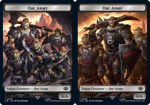 Orc Army #5 // Orc Army #6 (token)