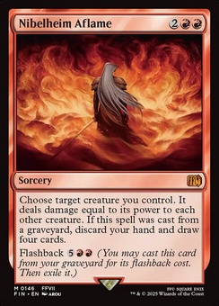Nibelheim Aflame (prerelease promo foil)