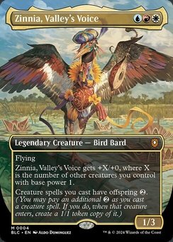 Zinnia, Valley's Voice (borderless foil)