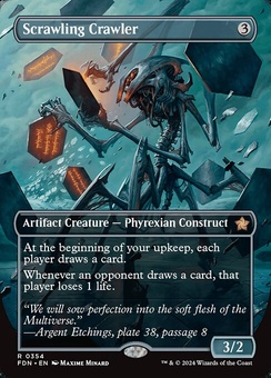 Scrawling Crawler (borderless foil)