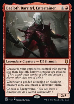 Baeloth Barrityl, Entertainer (foil)
