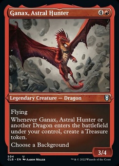 Ganax, Astral Hunter (etched foil)