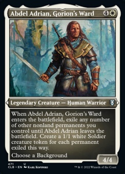 Abdel Adrian, Gorion's Ward (etched foil)