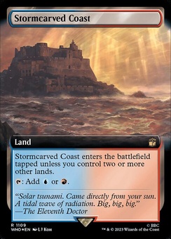 Stormcarved Coast (extended art surge foil)