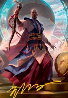 Teferi, Who Slows the Sunset (art series - signed)