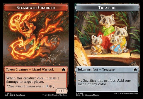 Steampath Charger // Treasure (token foil)