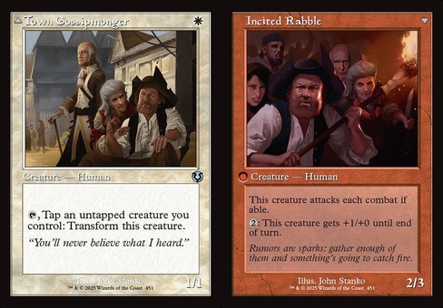 Town Gossipmonger // Incited Rabble (retro)