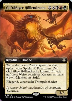 Gluttonous Hellkite (extended art)