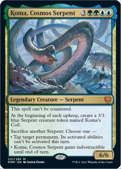 Koma, Cosmos Serpent (promo pack stamp)
