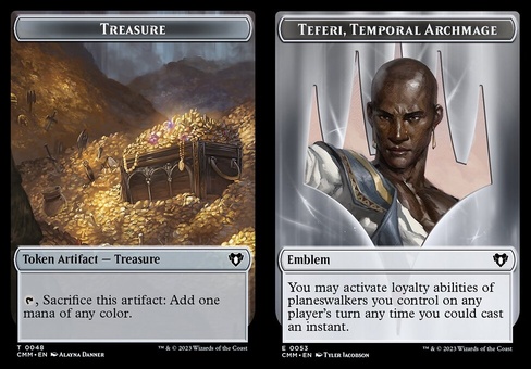 Treasure // Teferi Emblem (token)