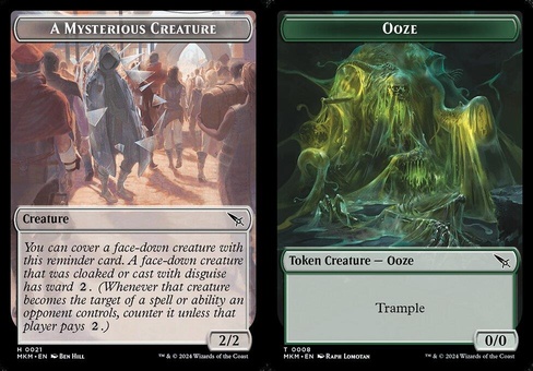 A Mysterious Creature // Ooze (token)