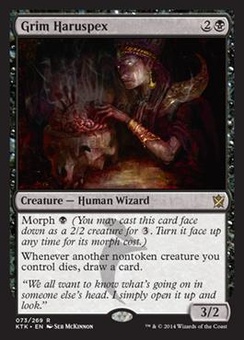 Grim Haruspex (prerelease promo - EX)