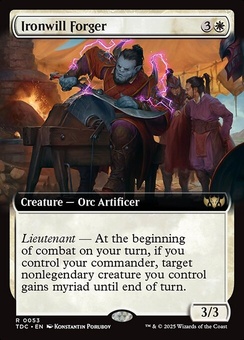 Ironwill Forger (extended art)