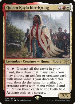 Queen Kayla bin-Kroog (foil)