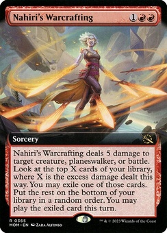 Nahiri's Warcrafting (extended art foil)