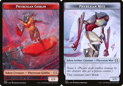 Phyrexian Goblin // Phyrexian Mite #11 (token foil)