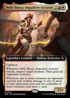 Nelly Borca, Impulsive Accuser (extended art foil)