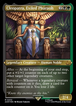 Cleopatra, Exiled Pharaoh (etched)