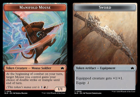 Manifold Mouse // Sword (token foil)