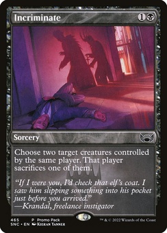 Incriminate (promo pack foil)