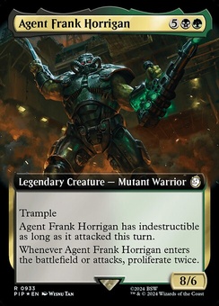 Agent Frank Horrigan (extended art)