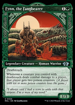 Fynn, the Fangbearer (showcase halo foil)
