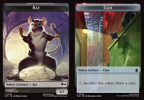 Rat // Clue (token)