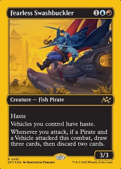 Fearless Swashbuckler (boxtopper foil)