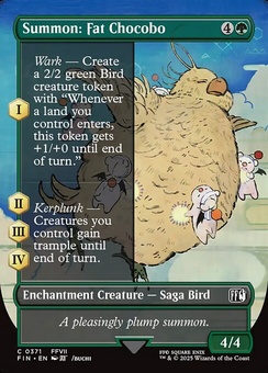 Summon: Fat Chocobo (borderless)