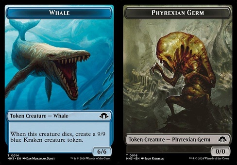 Whale // Phyrexian Germ (token foil)