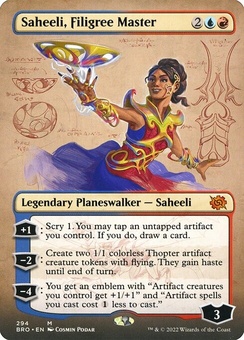 Saheeli, Filigree Master (borderless)