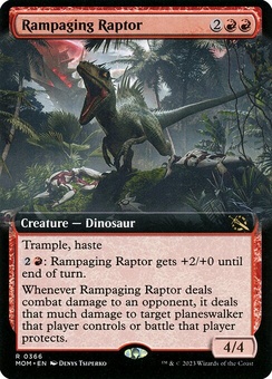 Rampaging Raptor (extended art foil)