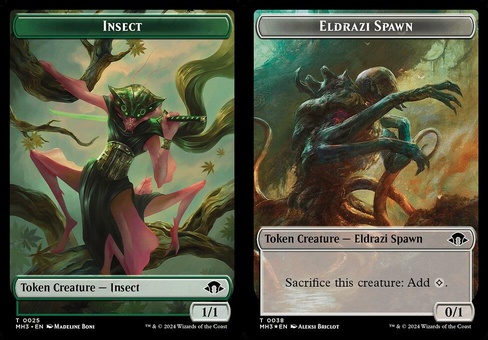 Insect // Eldrazi Spawn (token foil)