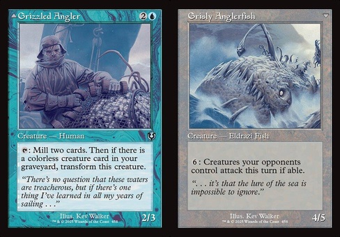 Grizzled Angler // Grisly Anglerfish (retro)