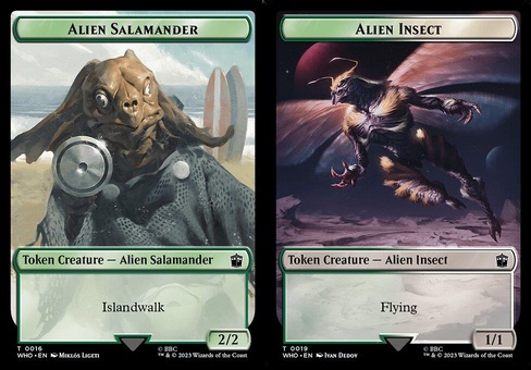 Alien Salamander // Alien Insect (token)