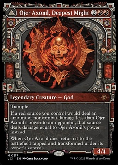 Ojer Axonil, Deepest Might // Temple of Power (showcase foil)