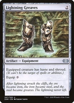 Lightning Greaves (foil)