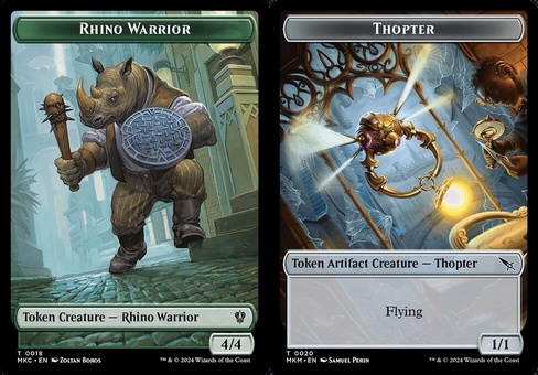 Rhino Warrior // Thopter #20 (token)