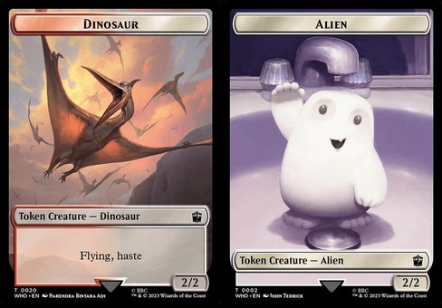 Dinosaur // Alien (token)