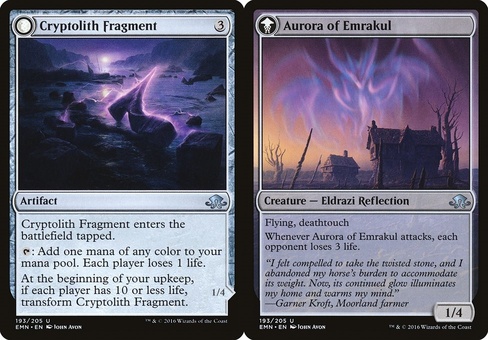 Cryptolith Fragment // Aurora of Emrakul