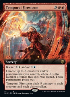 Temporal Firestorm (extended art) (foil)
