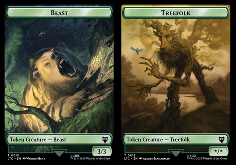 Beast // Treefolk (token)