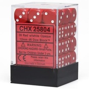 Chessex - Sada hracích kostek 36x d6 Red