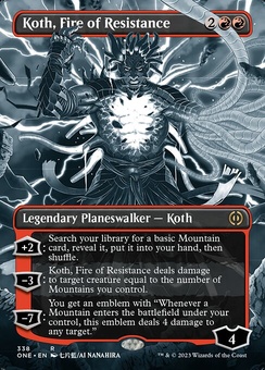 Koth, Fire of Resistance (borderless)