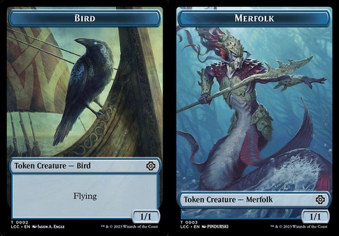 Bird // Merfolk (token)